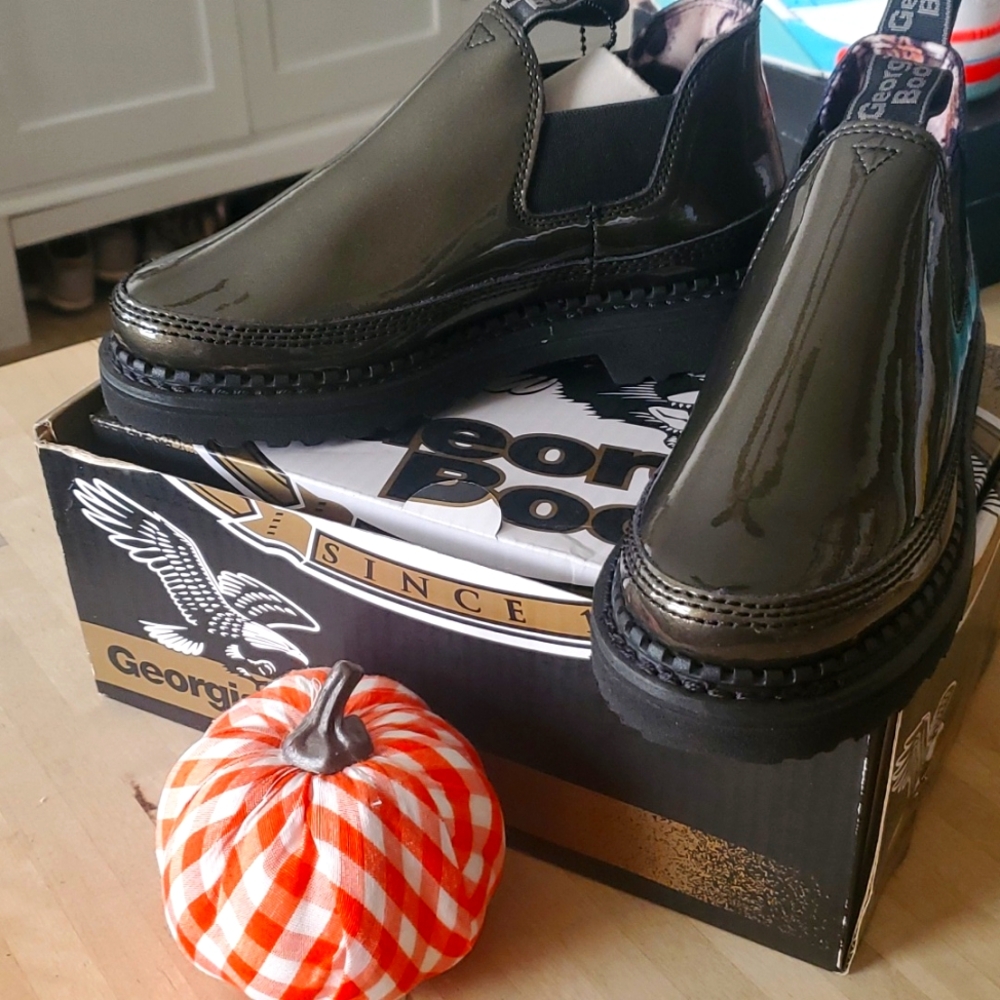 New Georgia Boot Patent Leather